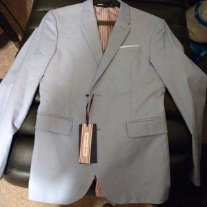 Mens Zara light blue blazer size 38